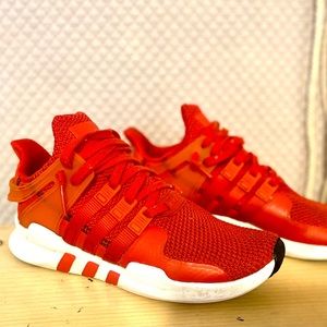 Mens Adidas ADV/91-16 originals EQT SUPPORT, US 8, Red sneakers